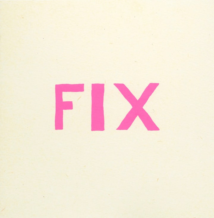 , Title page from Fix portfolio