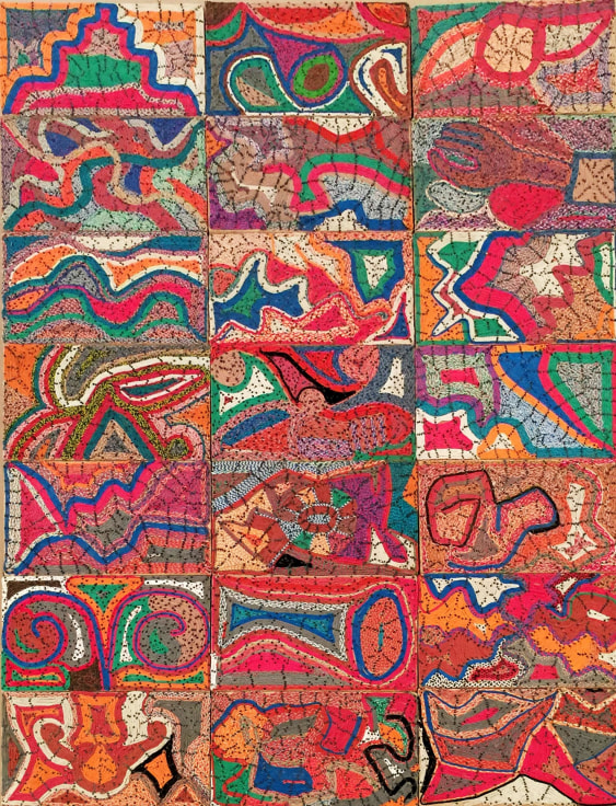 , ELIAS SIME,&nbsp;Tightrope 5.4, 2009 - 14, Reclaimed electrical wire, 64 1/2 x 47 1/2 in.&nbsp;