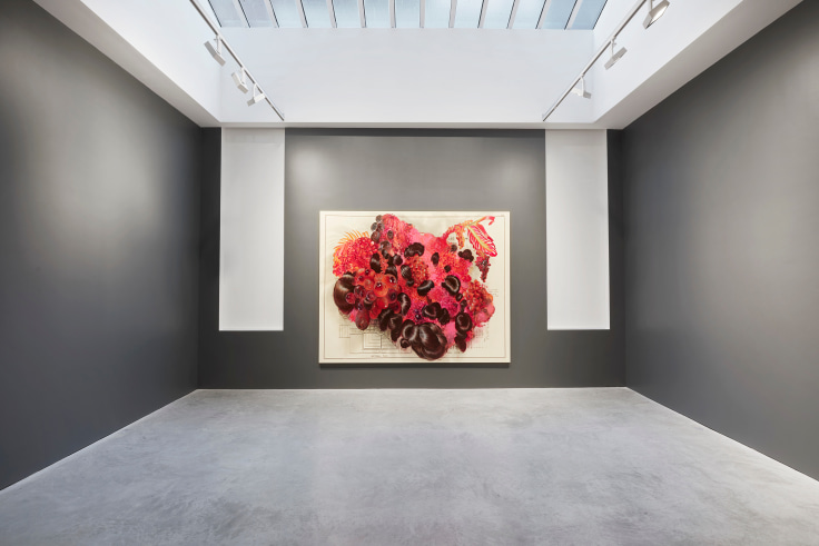 Installation view, Firelei Báez, Americananana, James Cohan, 48 Walker Street, October 27 - December 21, 2022