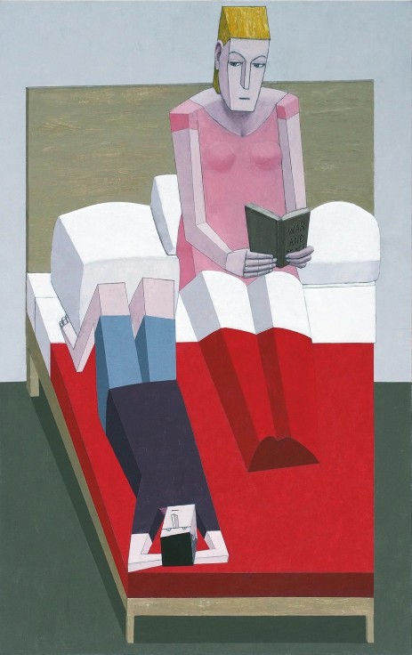 Image of MERNET LARSEN's Reading in Bed, 2015