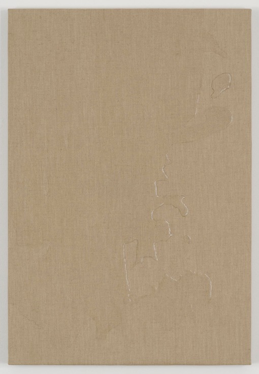 , HELENE APPEL&nbsp;Spilled Water,&nbsp;2014&nbsp;Watercolor on linen&nbsp;29 1/2 x 20 1/16 in. (75 x 51 cm)