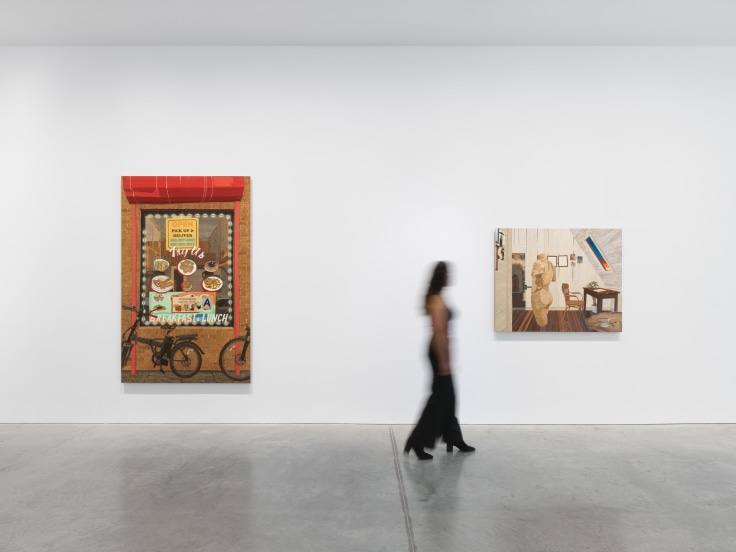 Installation view, Alison Elizabeth Taylor: These Days, James Cohan, 48 Walker Street, NY, May 17 - June 24, 2023