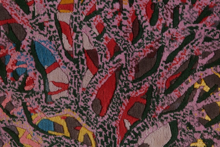 detail of stitched work