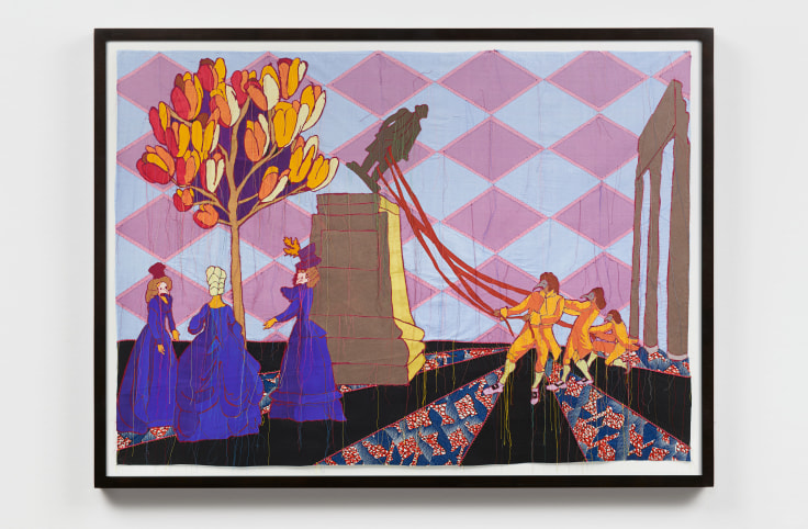 YINKA SHONIBARE, CBE, The Monument Pictures I (Quilt), 2022