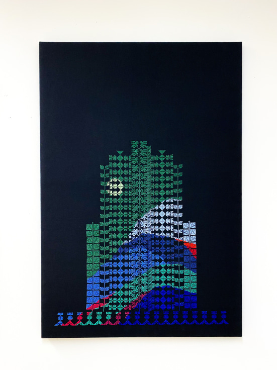 JORDAN NASSAR the night is crowned with dreams, 2020