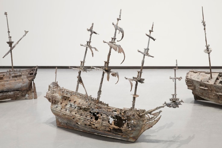 statue of a ship