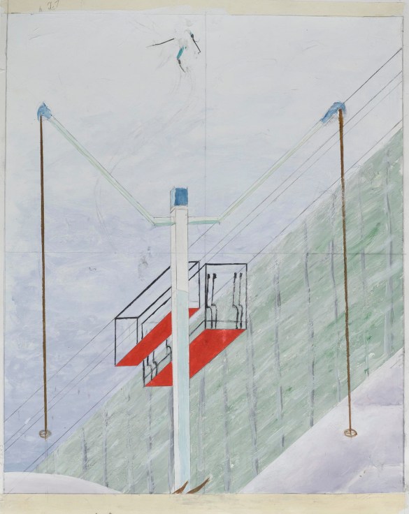 Image of MERNET LARSEN's Study for Skier, 2013