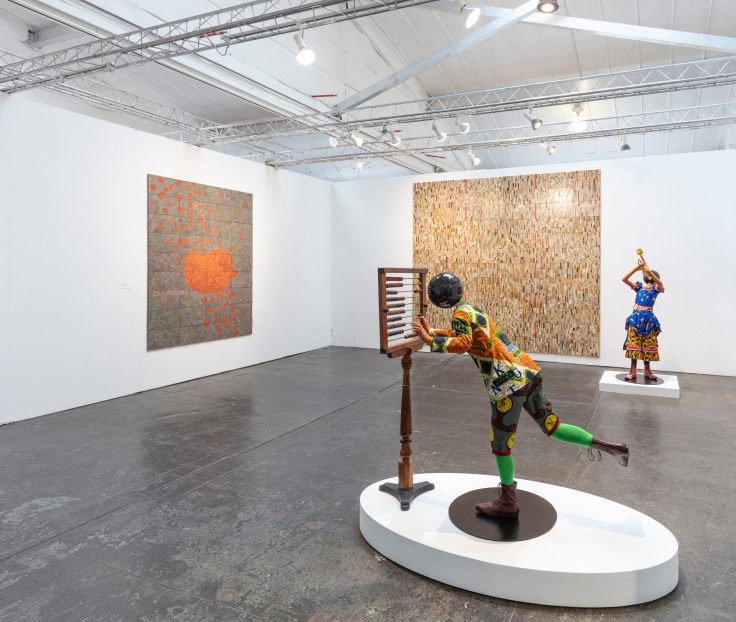 Installation view, James Cohan at 1-54 Contemporary African Art Fair, New York, May 2 - 5, 2019