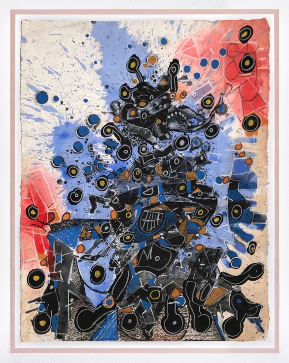 LEE MULLICANUntitled1966Oil, acrylic, and pastel on paper24 1/4 x 19 3/4 in.61.6 x 50.2 cmJCG9279