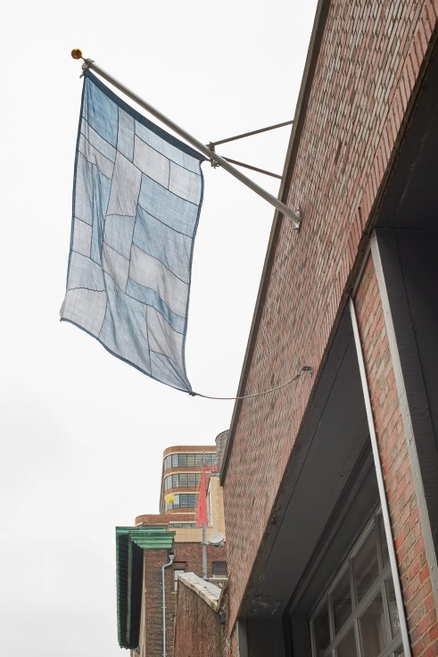 BYRON KIM Sky Blue Flag,&nbsp;2018