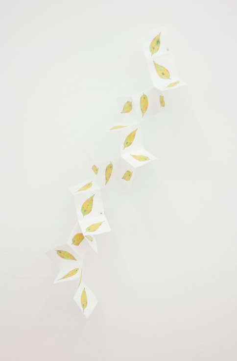 Image of SPENCER FINCH's Falling Leaf (hickory), 2018