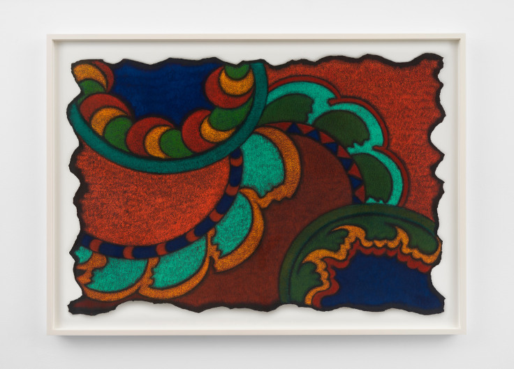 Image of MARY GRIGORIADIS's pastel on black paper artwork Untitled, c. 1988 - 1989