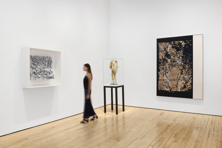 Installation view,&nbsp;Mother Lode: Material and Memory,&nbsp;James Cohan, 48 and 52 Walker St, New York, NY, June 21 - July 26, 2024