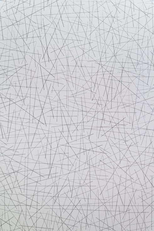 small lines etched over each other