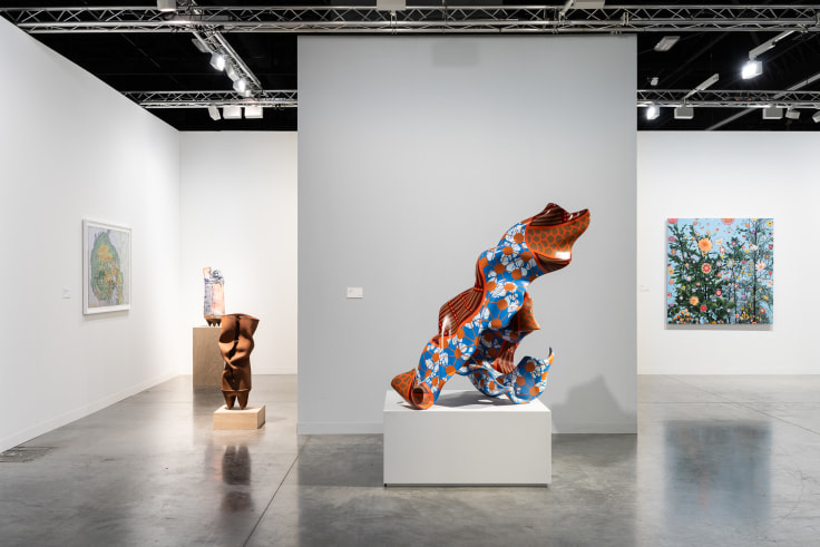 Installation view, James Cohan at Art Basel Miami Beach, Booth G22, Miami, FL, December 4-8, 2024