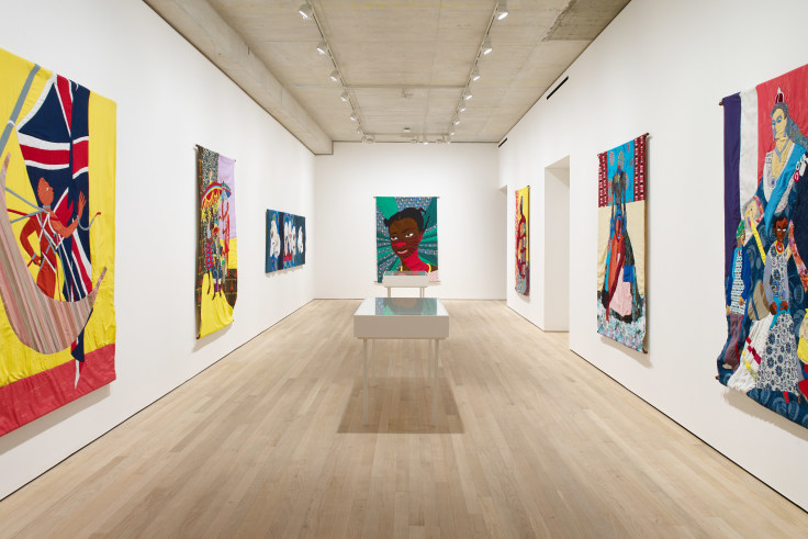 Installation view, Christopher Myers, I Dare Not Appear, Frieze No. 9 Cork Street, London, United Kingdom, October 7 - October 23, 2021