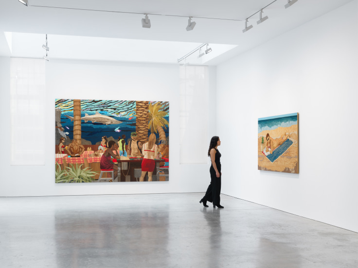 Installation view, Alison Elizabeth Taylor: These Days, James Cohan, 48 Walker Street, NY, May 17 - June 24, 2023