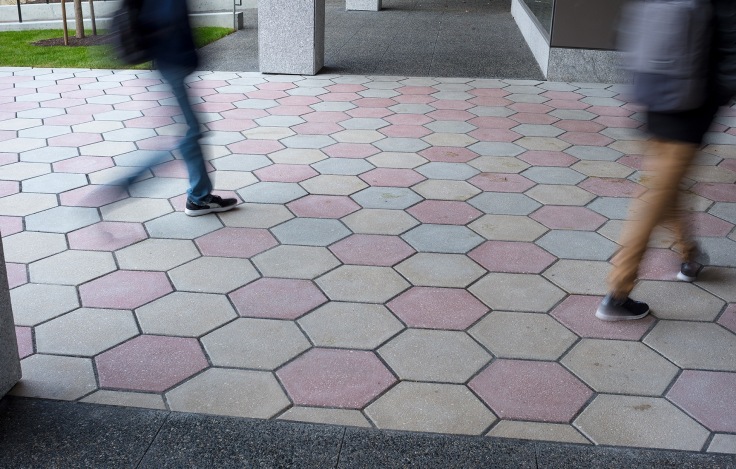 Colored Concrete Hexagonal Pavers