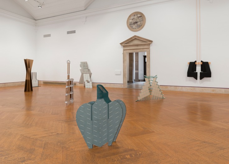 Installation view, Diane Simpson, Formal Wear, American Academy of Arts and Letters, September 27, 2025 &ndash; February 8, 2026.