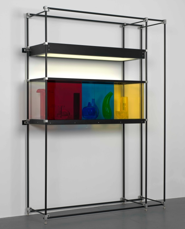 Image of Josiah McElheny's Chromatic Modernism (Red, Blue, Yellow), 2008