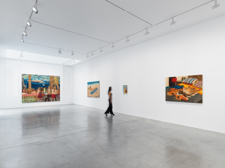 Installation view, Alison Elizabeth Taylor: These Days, James Cohan, 48 Walker Street, NY, May 17 - June 24, 2023