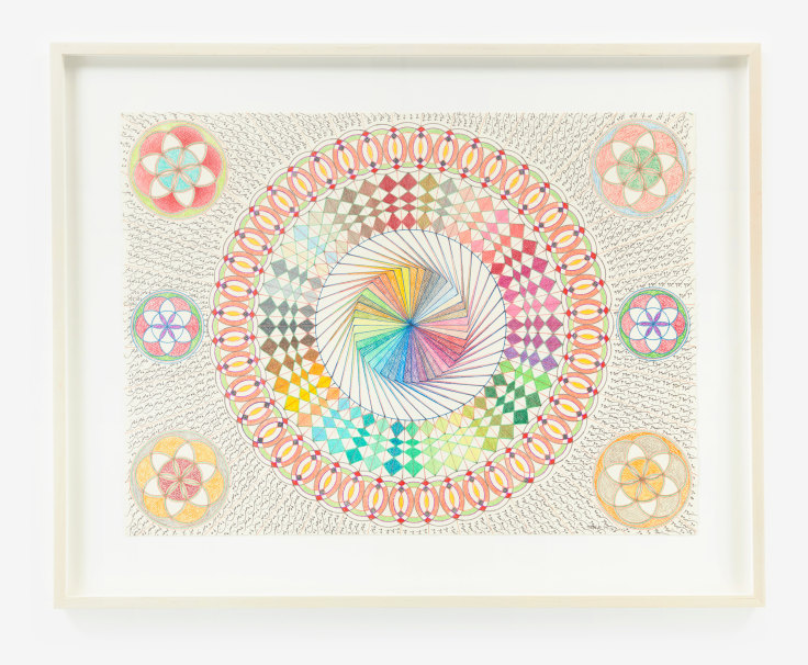 Image of MONIR SHAHROUDY FARMANFARMAIAN's Untitled Studio Drawing 49, 2017
