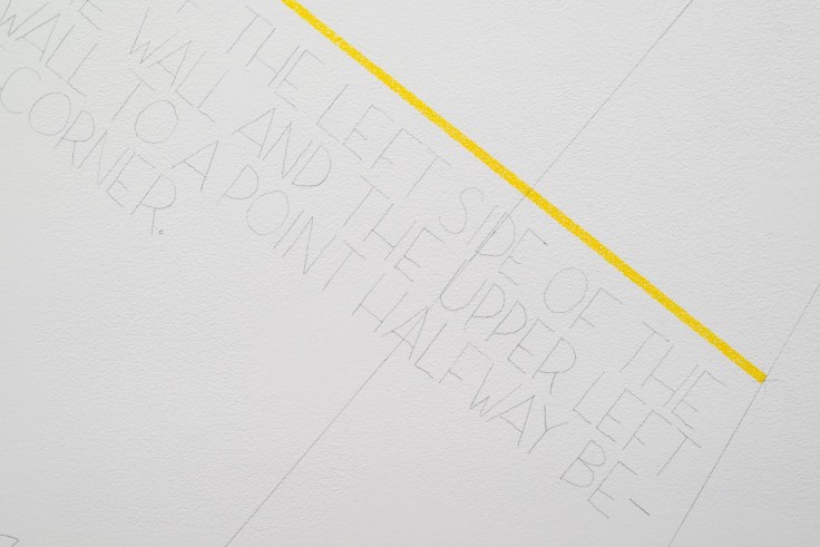 , SOL LEWITT&nbsp;Wall Drawing #283 (detail), 1976 Red, yellow, and blue crayon Dimensions variable&nbsp;&nbsp;Courtesy of the Estate of Sol LeWitt and Paula Cooper&nbsp;Gallery, New York