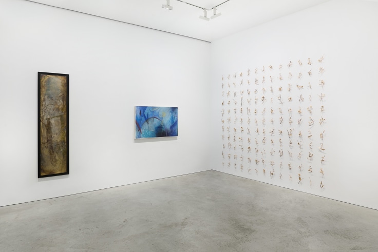 Installation view, Mother Lode: Material and Memory, James Cohan, 48 and 52 Walker St, New York, NY, June 21 - July 26, 2024