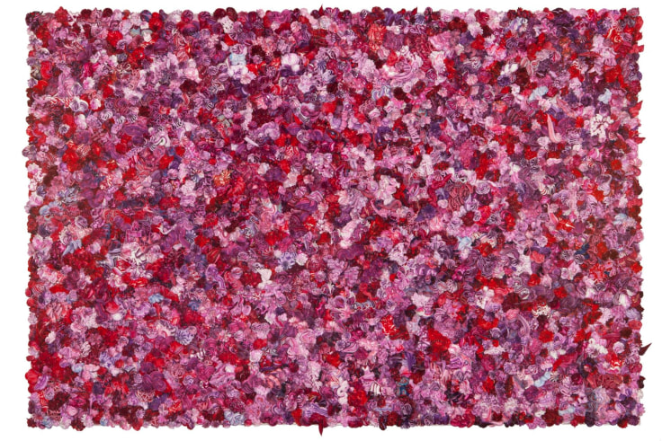 , XU ZHEN Under Heaven -- 3228IN0144, 2014 Oil on canvas, aluminum 37 3/8 x 55 1/16 x 4 5/16 in. (95 x 140 x 11 cm)