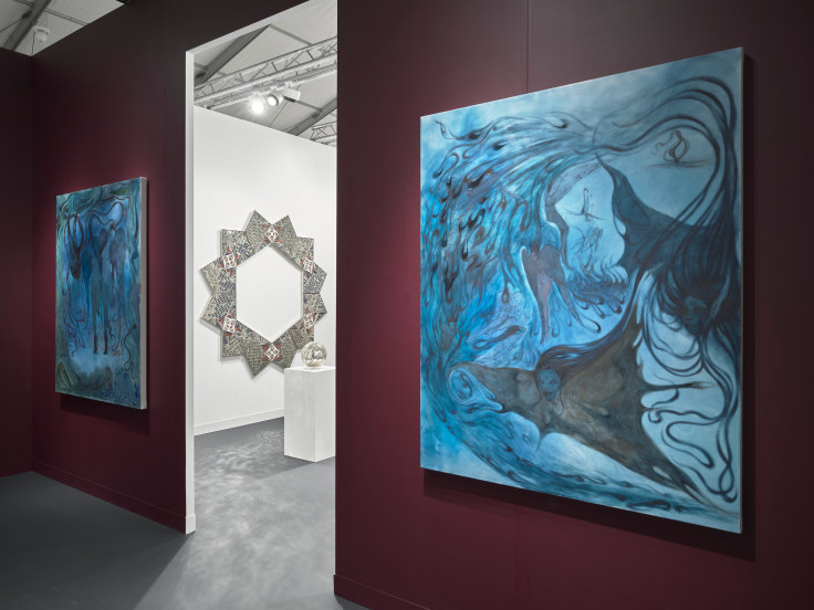 Installation view, Frieze London 2025, James Cohan, Booth C7, London, UK, October 15-19, 2025