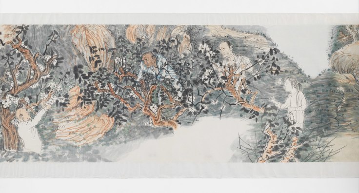 Detail of YUN-FEI JI's The Village and its Ghosts, 2014