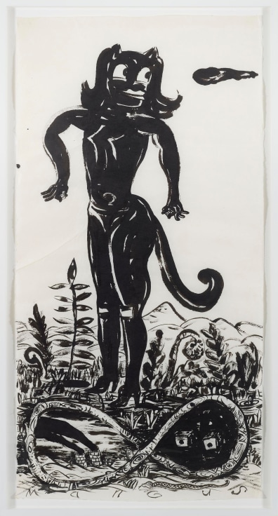 Image of KIRK MANGUS's Cat Girl In Paradise, 1997