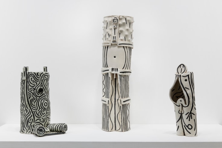 LEE MULLICAN  Installation View Pictured: Untitled, 1985