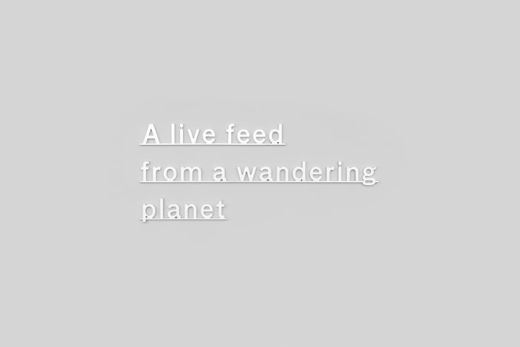 KATIE PATERSON Ideas (A live feed from a wandering planet), 2024 Micro waterjet-cut sterling silver 4 3/8 x 8 3/4 x 1/8 in. 11 x 22.2 x 0.3 cm Edition of 3 plus 1 artist's proof (#1/3) (JCG17897)