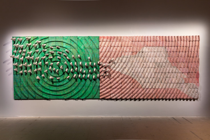 Installation view, Elias Sime,&nbsp;Venice Biennale, The Milk of Dreams, Venice, Italy, April 23 - November 27, 2022.