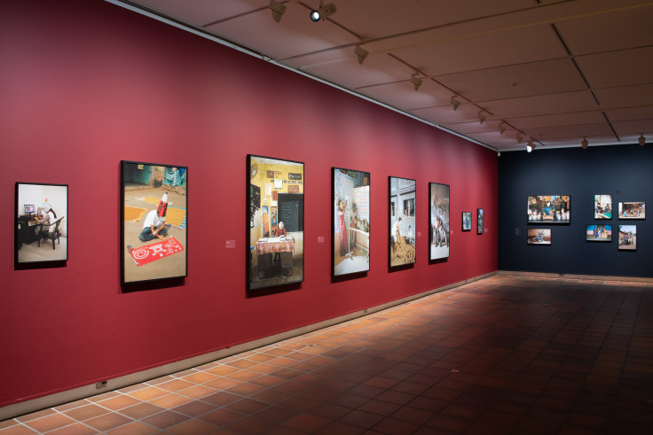 Installation view of Gauri Gill's Acts of Resistance and Repair