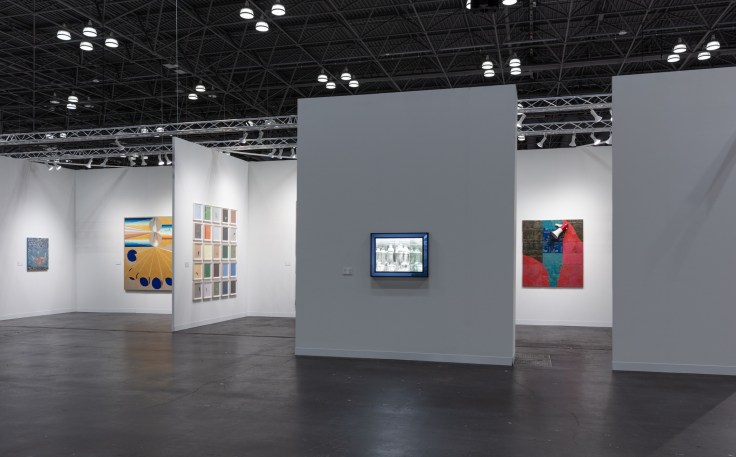 Installation view, James Cohan at The Armory Show, New York, NY, September 9-12, 2021