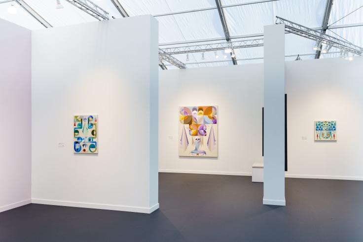 Installation View, James Cohan at Frieze Los Angeles, Booth C3, Santa Monica, CA, February 20 - 23, 2025.