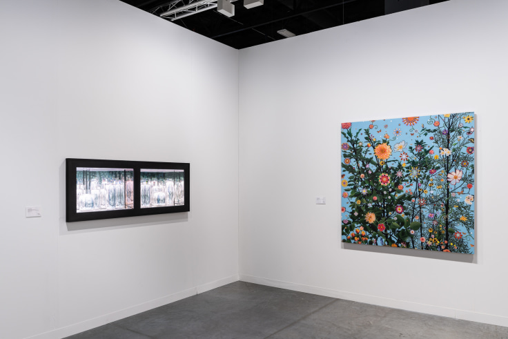 Installation view, James Cohan at Art Basel Miami Beach, Booth G22, Miami, FL, December 4-8, 2024