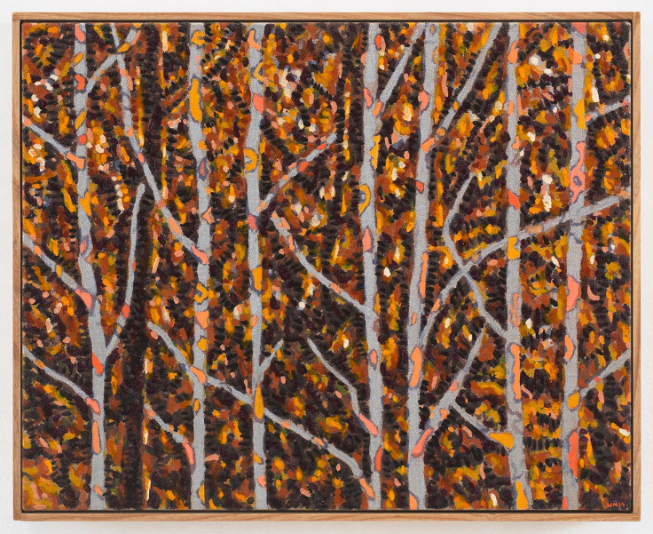 , WILLIAM MONK&nbsp;Untitled (Universum),&nbsp;2014&nbsp;Oil on canvas&nbsp;15 11/16 x 19 5/8 in. (40 x 50 cm)