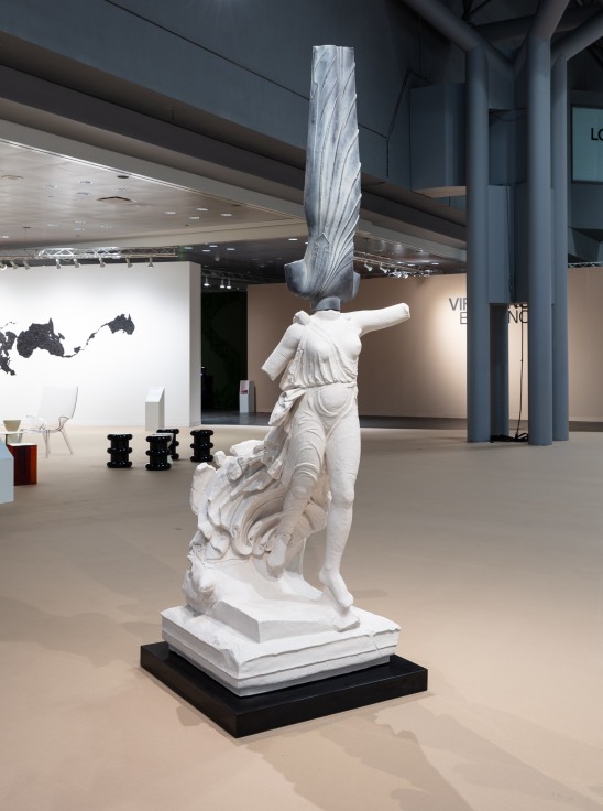 Installation view, XU ZHEN&reg; at Platform, The Armory Show, James Cohan, 2023. Photo by Silvia Ros.