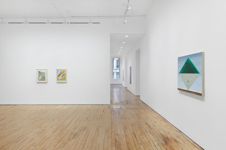 Installation view,&nbsp;Mernet Larsen, Thinking About C&eacute;zanne,&nbsp;James Cohan, 52 Walker Street, New York, NY, February 15 - March 16, 2024.