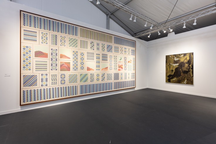 Installation View, James Cohan at Frieze Los Angeles, Booth D15, Santa Monica, CA, February 16 - 19