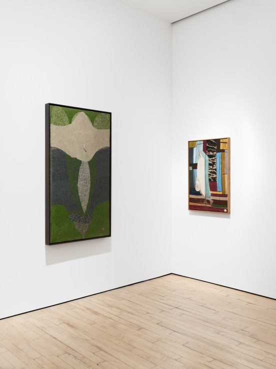 Installation view, Elias Sime, James Cohan, 52 Walker Street, Viewing Room, New York, NY, October 25 - November 23, 2024.