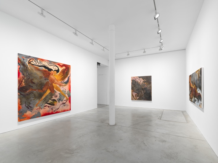 Installation view, Naudline Pierre, The Mythic Age,&nbsp;James Cohan, 48 Walker Street, New York, NY, September 6 - October 19, 2024.