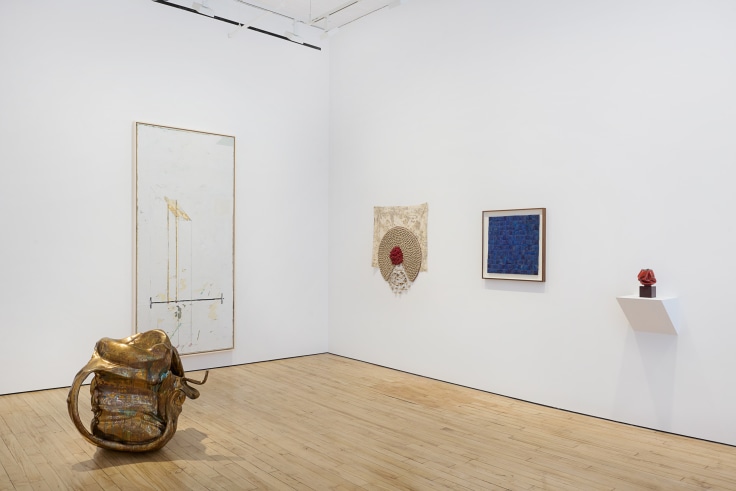 Installation view, Mother Lode: Material and Memory, James Cohan, 48 and 52 Walker St, New York, NY, June 21 - July 26, 2024