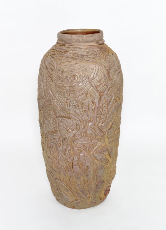 Image of KIRK MANGUS's Cat Girl On the Farm Jar, 1985