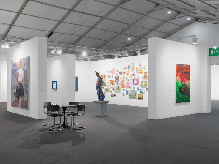 Installation view, James Cohan at Frieze London, London, United Kingdom, October 13-17, 2021