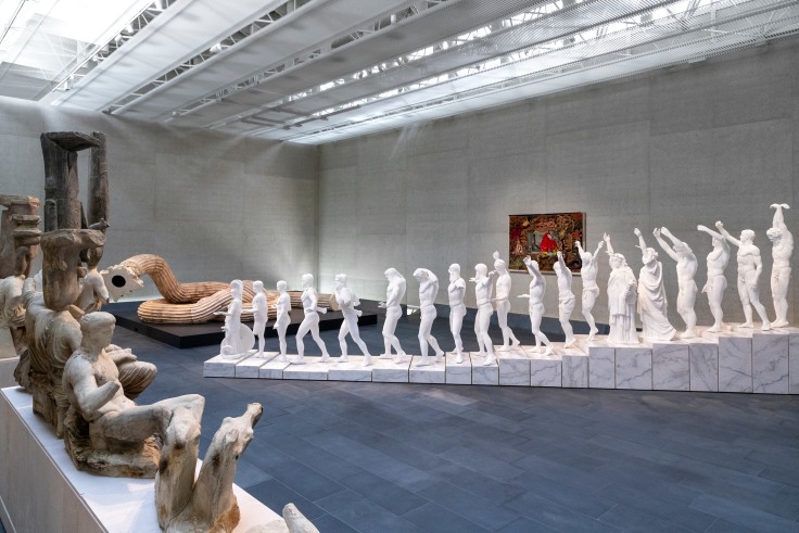 Installation view of several bronze and marble works by XU ZHEN &reg;