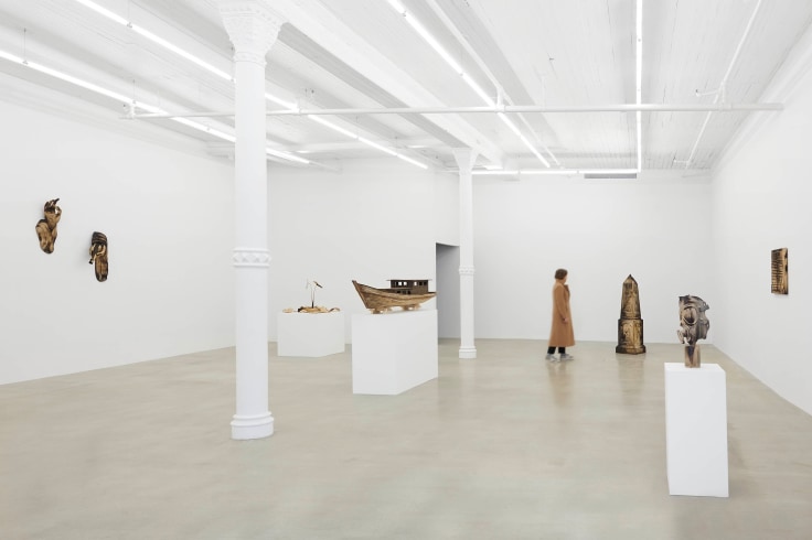 installation view of tuan andrew nguyen's exhibition A Lotus in a Sea of Fire, February 28 - May 3, 2020